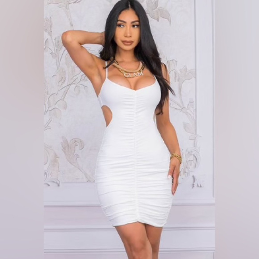 Elegant White Bodycon Dress